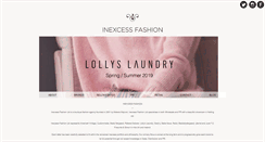 Desktop Screenshot of inexcessfashion.com